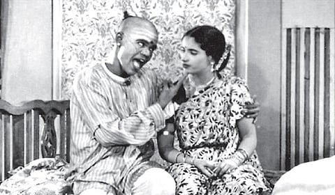 ‘மேனகா’ படத்தில் என்.எஸ்.கிருஷ்ணன், எம்.எஸ்.விஜயாள்