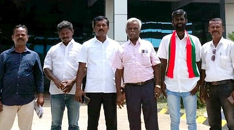 ஒட்டபிடாரம் அம்மன் சிலை பதுக்கல் வழக்கை சிபிஐ விசாரணைக்கு மாற்றக்கோரி புதிய தமிழகம் கட்சியின் சார்பில் காவல்துறையில் மனு அளிக்கப்பட்டது.