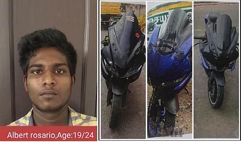 விலையுயர்ந்த இருசக்கர வாகனங்களை குறி வைத்து திருட்டு: திருவண்ணாமலை கொள்ளையன் சென்னையில் கைது  