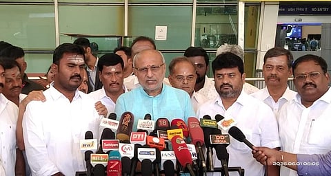 ‘ஒன்றிய அரசு என்று கூறுவது பிரிவினைவாத திணிப்பு’ - சி.பி.ராதாகிருஷ்ணன்