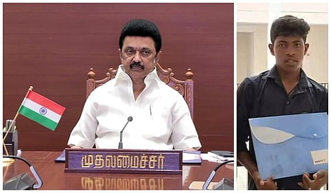 கிளாட் தேர்வில் முதலிடம் பிடித்த பழங்குடியின மாணவருக்கு முதல்வர் ஸ்டாலின் வாழ்த்து
