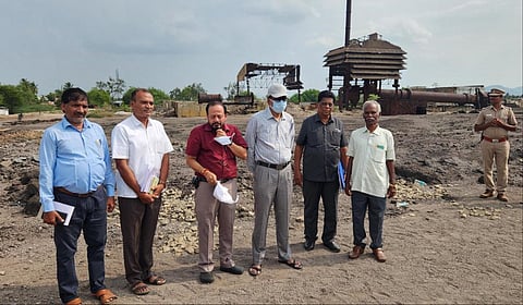 ராணிப்பேட்டையில் சுற்றுச்சூழல் மதிப்பீடு, சூழல் தடுப்பு மற்றும் மறுசீரமைப்பு குழுவினர் முதற்கட்ட ஆய்வு மேற்கொண்டனர்.