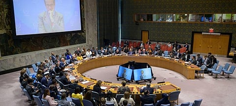 நிபந்தனையற்ற போர்நிறுத்தம்: ஐ.நா பாதுகாப்பு கவுன்சிலில் ரஷ்யா, சீனாவின் தீர்மானம் நிறைவேறுமா?