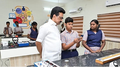 காஞ்சிபுரம் ஏகாம்பரநாதர், சூளைமேடு அஞ்சுகம் பள்ளிகளில் ரூ.14 கோடியில் புதிய கட்டிடங்கள்: முதல்வர் ஸ்டாலின் திறந்து வைத்தார்