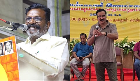 திருமாவளவன் மற்றும் அன்புமணி | கோப்புப்படம்