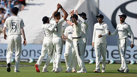 இந்திய அணி 587 ரன் குவித்து அசத்தல்: 3 விக்கெட்களை இழந்து இங்கிலாந்து தடுமாற்றம் - ENG vs IND 2வது டெஸ்ட்