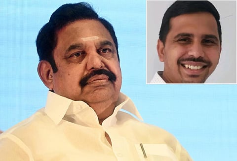 எடப்பாடி பழனிசாமி | உள்படம்: 'திருமலா’ பால் நிறுவன மேலாளர் நவீன் பொலினேனி