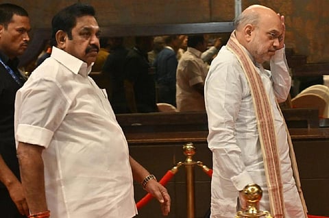 பழனிசாமியுடன் அமித் ஷா | கோப்புப் படம்