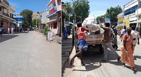 திருப்பரங்குன்றம் கும்பாபிஷேக விழாவை ஒட்டி 24 மணி நேரமும் நடைபெற்ற தூய்மைப் பணி