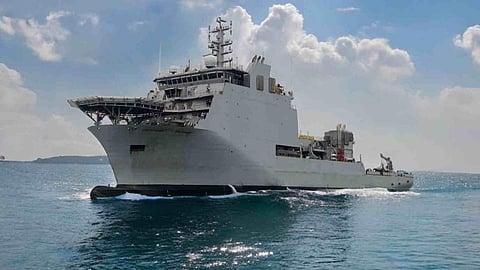 ஐஎன்எஸ் நிஸ்தர் மீட்பு கப்பல் கடற்படையில் இணைப்பு!