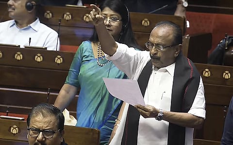 ‘அடிபணியவோ அல்லது சமரசம் செய்யவோ மாட்டேன்’ - மாநிலங்களவையில் வைகோ பிரியாவிடை உரை!