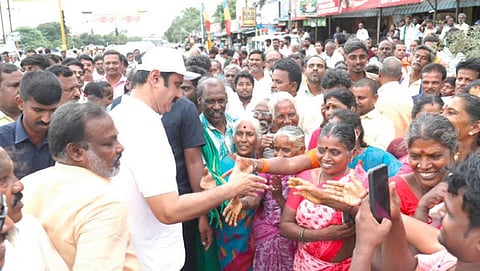 திமுகவின் 541 வாக்குறுதிகளில் 60 மட்டுமே நிறைவேற்றம்: நடைபயணத்தில் அன்புமணி குற்றச்சாட்டு