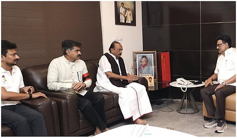 “கூட்டணி அரசு என்ற பேச்சுக்கே இடமில்லை” - மு.க.ஸ்டாலினை நலம் விசாரித்த பின் வைகோ பேட்டி