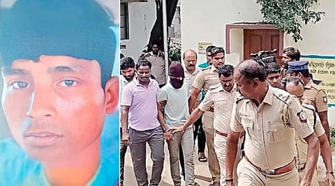 கும்மிடிப்பூண்டி சிறுமி வழக்கில் கைதான ராஜு பிஸ்வகர்மா 4 நாள் விசாரணைக்கு பிறகு நீதிமன்றத்தில் ஆஜர்