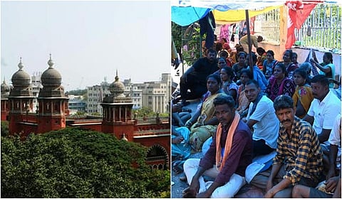 தூய்மை பணியாளர்களுக்கு எதிராக செயல்படுவது போன்று போலி பிம்பம்: உயர் நீதிமன்றத்தில் தமிழக அரசு வாதம்