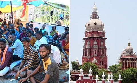 தூய்மைப் பணியாளர்களுக்கு ஆதரவு தெரிவித்த வழக்கறிஞர்கள் கைது: ஐகோர்ட்டில் மனு தாக்கல்