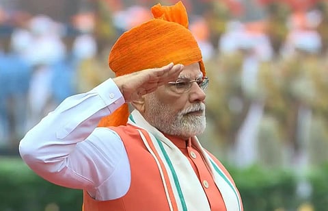 “அணு ஆயுத மிரட்டலை இனி பொறுத்துக்கொள்ள மாட்டோம்” - சுதந்திர தின உரையில் பிரதமர் மோடி உறுதி