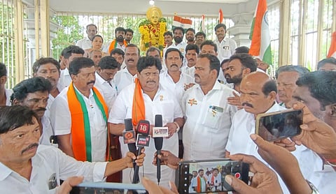 தோல்வி பயத்தால் திமுக ஏராளமான திட்டங்களை அறிவித்து வருகிறது: கே.பி.ராமலிங்கம் குற்றச்சாட்டு