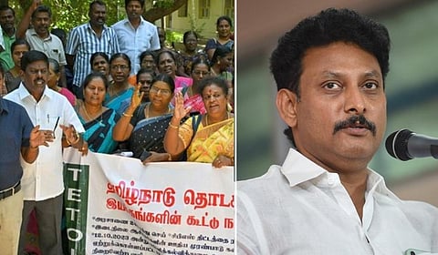 டிட்டோஜேக் ஆசிரியர்கள் கூட்டமைப்பு போராட்டம்: அமைச்சர் அன்பில் மகேஸ் உடன் நாளை பேச்சுவார்த்தை