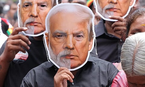 திருப்பூரில் நடந்த ஆர்ப்பாட்டம்.