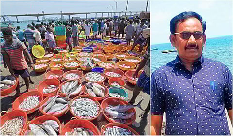 மீன் உணவு பொருட்கள், உபகரணங்களுக்கு ஜிஎஸ்டி விலக்கு வேண்டும்: மீனவ தொழிலாளர் சங்கம் கோரிக்கை