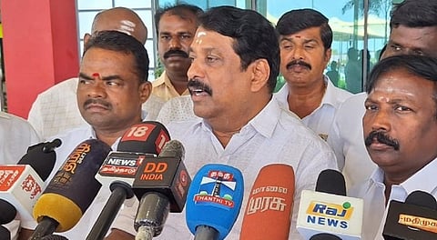 “திமுக தூண்டுதலில் தான் எல்லா வேலைகளும் நடக்கிறது” - நயினார் நாகேந்திரன் காட்டம்