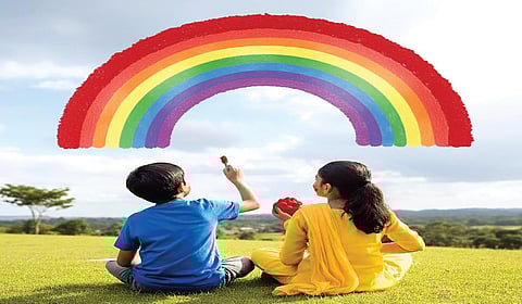 வானவில்லுக்கு வண்ணம் தீட்டியது யார்?