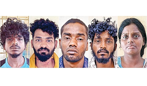 அருண்பிரகாஷ், பாலச்சந்திரன், பிரதீப்குமார், ராஜேஷ், மனோகரி