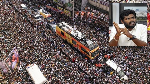 கரூர் கூட்ட நெரிசல் சம்பவம்: திமுக அரசு உரிய விசாரணை நடத்த அண்ணாமலை வலியுறுத்தல்