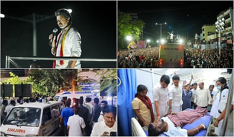 கரூர் கூட்ட நெரிசலில் 39 பேர் பலி | விசாரணை ஆணையம் அமைப்பு முதல் விஜய்யின் இரங்கல் வரை - முழு விவரம்