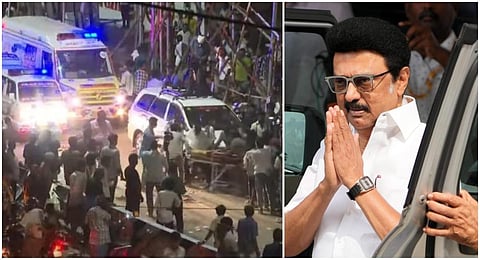 ​​​​​​​கரூர் விரைந்தார் முதல்வர் ஸ்டாலின் | தவெக கூட்ட நெரிசல் சம்பவம்