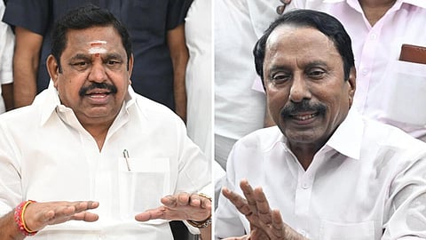 கோபியில் பழனிசாமிக்கு உற்சாக வரவேற்பு: பதில் அளிக்காமல் செங்கோட்டையன் மவுனம்