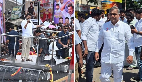 பிரச்சாரக் கூட்டத்தில் விதிமுறைகள் மீறல்: புஸ்ஸி ஆனந்த் மீது நாமக்கலில் வழக்குப் பதிவு