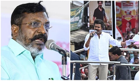 “கரூர் சம்பவத்தில் விஜய் மீது வழக்குப் பதிவு செய்ய தமிழக அரசு அஞ்சுகிறதா?” - திருமாவளவன்