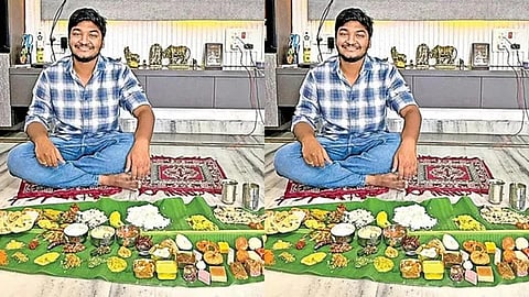 தசரா பண்டிகைக்கு மாமியார் வீட்டுக்கு வந்த மருமகனுக்கு 100 வகை உணவுகளுடன் விருந்து