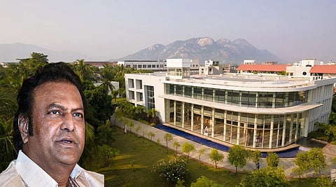 நடிகர் மோகன்பாபு பல்கலைக்கழகத்துக்கு ரூ.15 லட்சம் அபராதம்