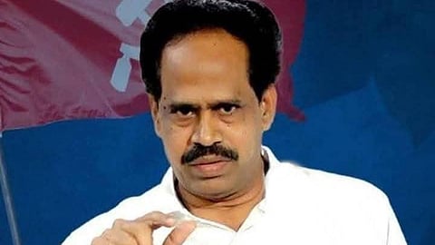 இந்திய கம்யூனிஸ்ட் கட்சியின் மாநிலச் செயலாளர் மு.வீரபாண்டியன்.