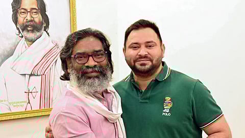 ஹேமந்த் சோரன் - தேஜஸ்வி யாதவ் | கோப்புப் படம்