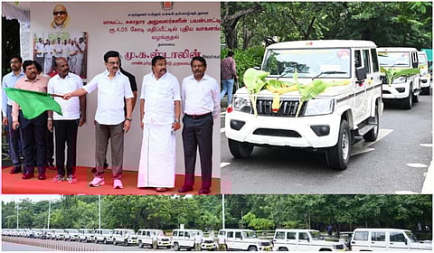 சுகாதார அலுவலர்களின் பயன்பாட்டுக்காக 45 புதிய வாகனங்கள் - முதல்வர் ஸ்டாலின் தொடங்கி வைத்தார்!