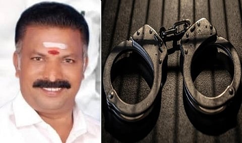 கைது செய்யப்பட்ட பட்டு ராஜன்