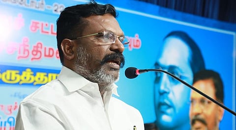 திமுக, விசிக கூட்டணியை சகித்துக் கொள்ள முடியாத பாஜக அவதூறு பரப்புகிறது: திருமாவளவன் 