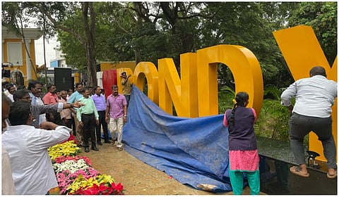 தமிழ் உரிமை இயக்கத்தினர் எதிர்ப்பு: புதுச்சேரியில் ‘I Love Pondy’ செல்ஃபி பாயின்ட் மூடல்