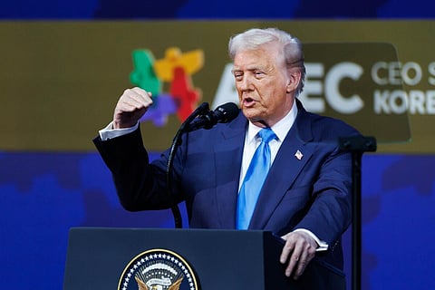 தென் கொரியாவில் டொனால்டு ட்ரம்ப்