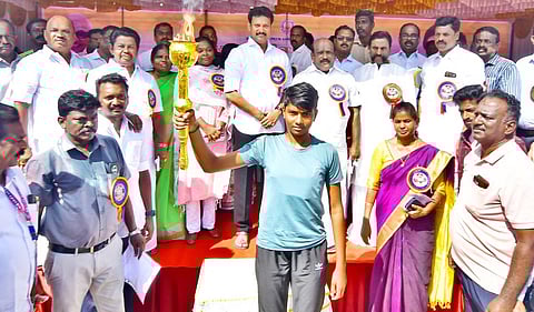 விளையாட்டை வாழ்க்கை மேம்பாட்டுக்காக மாற்ற வேண்டும்: அன்பில் மகேஸ் அறிவுரை