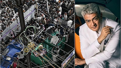 அன்பை வெளிப்படுத்த உயிரை பணயம் வைப்பதா? - கரூர் சம்பவம் குறித்து அஜித் குமார் கருத்து