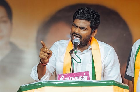 திமுகவினர் பணம் சம்பாதிக்க மட்டுமே பயன்படுகிறது அறநிலையத் துறை: அண்ணாமலை குற்றச்சாட்டு