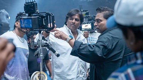 ‘நாகபந்தம்’ படத்துக்காக பிரம்மாண்ட சிவன் கோயில் செட்!