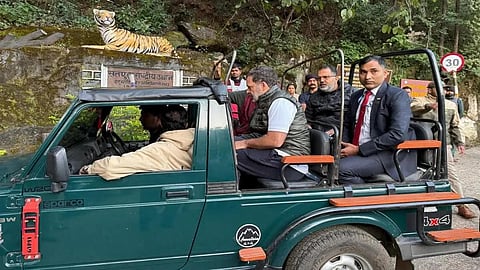 ம.பி. சரணாலயத்தில் சபாரி சென்ற ராகுல் காந்தி