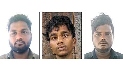 கத்தியை காட்டி வழிப்பறியில் ஈடுபட்டதாக கைதானவர்கள்.