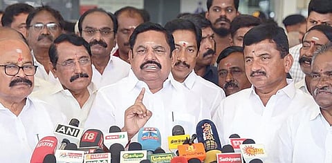 திமுகவுக்கு ‘செக்’ வைக்கவே அதிமுக வழக்கு: பழனிசாமி விளக்கம்